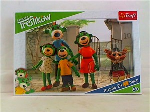Obrazek Puzzle 24 maxi Rodzina Treflików
