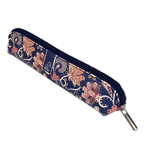 Obrazek Piórnik mini etui paisley kwiaty blue BB210036