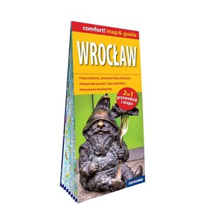 Obrazek Wrocław laminowany map&guide 2w1: przewodnik i mapa