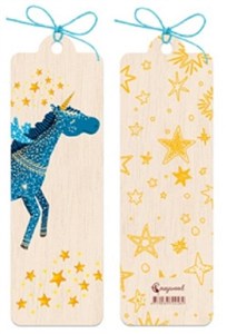 Obrazek Zakładka drewniana Jednorożec