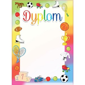 Obrazek Dyplom sportowy A4/20ark. Dyscypliny