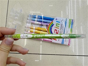 Obrazek Flamastry dwustronne 8 kolorów