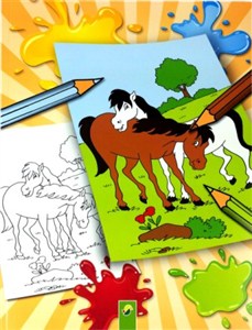 Picture of Kolorowanka Konie