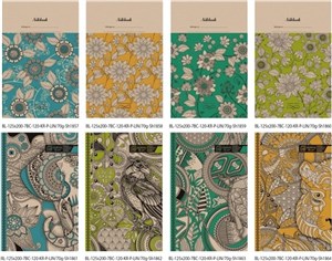 Obrazek Notatnik ozdobny 125x200 120 stron linia mix