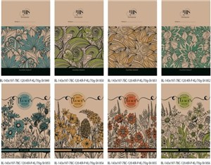 Obrazek Notatnik ozdobny 143x197 120 stron kratka mix