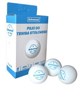 Obrazek Piłki do tenisa stołowego 40+ ABS 6szt