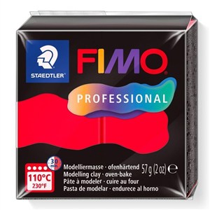 Obrazek Masa termoutwardzalna Fimo 57g czerwony