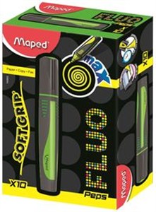 Obrazek Zakreślacz Fluo Peps Max zielony 10 sztuk