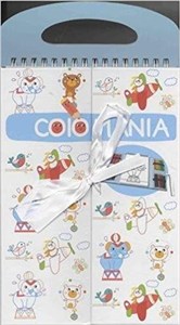 Obrazek Colomania Książeczka z kredkami niebieska