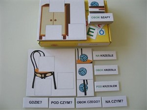 Obrazek Zestaw dydaktyczny. Przyimki