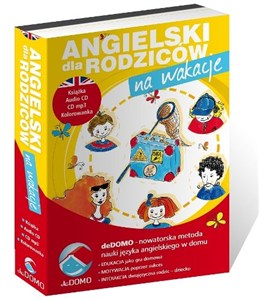 Picture of Angielski dla rodziców na wakacje Przewodnik językowy z kolorowanką i 2 płytami CD