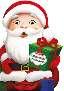 Obrazek Kolorowanka z naklejkami Mikołaj