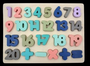 Picture of Układanka drewniana Cyfry