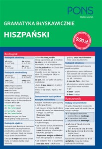 Obrazek Gramatyka błyskawicznie hiszpański