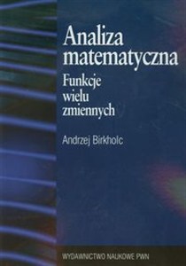 Picture of Analiza matematyczna Funkcje wielu zmiennych
