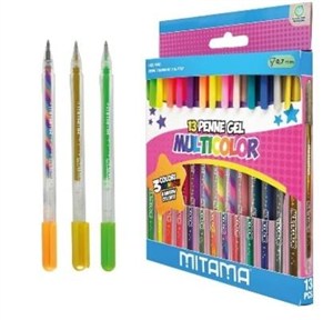 Picture of Długopisy żelowe 13 kolorów