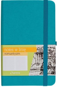 Picture of Romantyzm A6 notes linia turkusowy