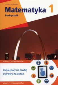 Obrazek Matematyka z plusem 1 Podręcznik Zakres rozszerzony Liceum technikum