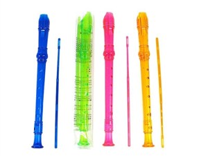 Obrazek Flet prosty, przezroczysty 33cm