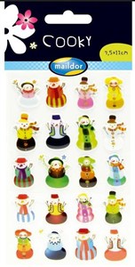 Picture of Naklejki 3D Bałwanki MAILDOR