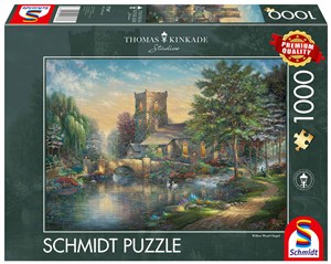 Obrazek Puzzle 1000 PQ T. Kinkade Kaplica 111739