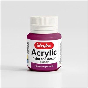 Picture of Farba akrylowa Czerń i czerwień 20ml