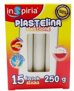 Picture of Plastelina biała 15 lasek 250g
