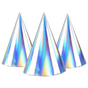 Picture of Czapeczki papierowe opalizujące 3szt