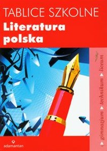 Obrazek Tablice szkolne Literatura polska Gimnazjum, technikum, liceum