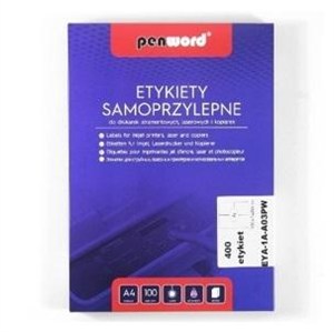 Obrazek Etykiety samoprzylepne A4/100K 2x210x148mm