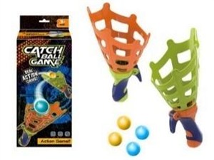Obrazek Gra zręcznościowa Łapacz 2szt + piłeczki 4szt