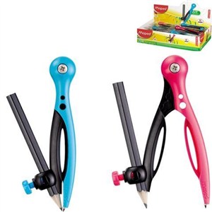 Picture of Cyrkiel Essential Plastikowy + ołówek MAPED