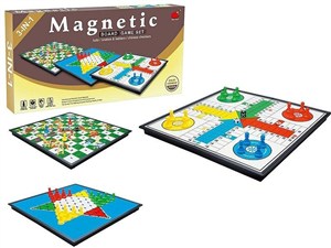 Obrazek Zestaw gier magnetycznych 3w1