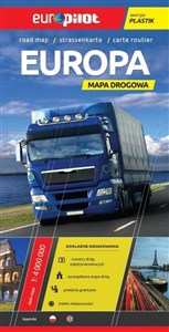 Obrazek Europa mapa drogowa Europilot 1:4 000 000 laminowana
