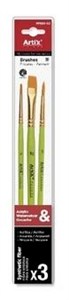 Picture of Zestaw pędzli syntetycznych miękkich 3szt