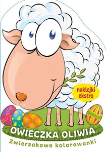 Obrazek Zwierzakowe kolorowanki. Owieczka Oliwia