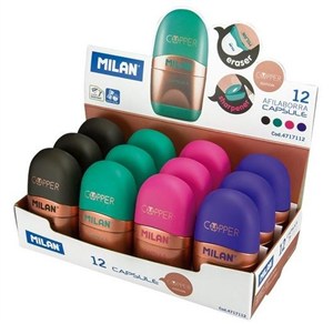 Picture of Temperówko-Gumka Capsula Copper (12szt) MILAN