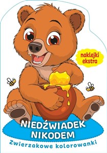 Obrazek Zwierzakowe kolorowanki. Niedźwiadek Nikodem