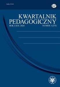 Obrazek Kwartalnik Pedagogiczny 2024/3