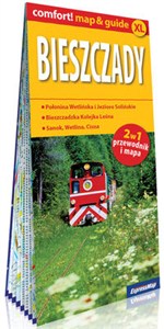 Picture of Bieszczady laminowany map&guide 2w1 przewodnik i mapa