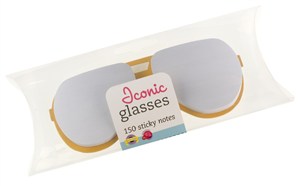 Obrazek Okulary karteczki samoprzylepne szare