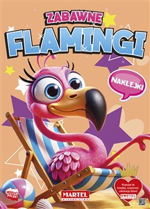 Obrazek Zabawne flamingi z naklejkami