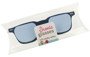 Obrazek Okulary karteczki samoprzylepne niebieskie