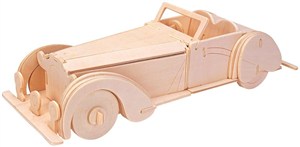 Obrazek Łamigłówka drewniana Gepetto-Oldtimer kabriolet G3