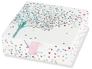 Picture of Karteczki zdobione Sercowe Drzewo