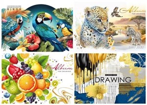 Obrazek Blok rysunkowy A4/30K 100g/m2 FRESH