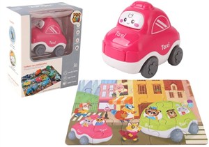 Obrazek Auto puzzle Przygoda drogowa taxi