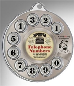 Picture of Zakładka do książki Tarcza telefonu 0-9 IF