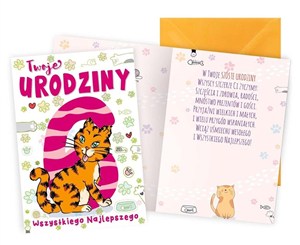 Obrazek Karnet B6 Urodziny 6 kotek