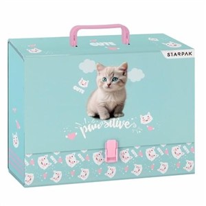 Picture of Teczka z rączką A4/95mm Kitty